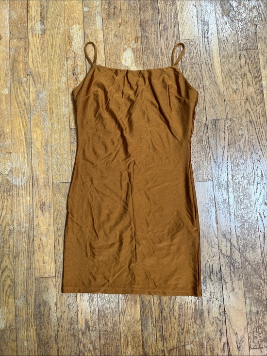Forever 21 Dresses & Skirts - NWT Forever 21 Slip Bodycon Mini Dress goldenrod